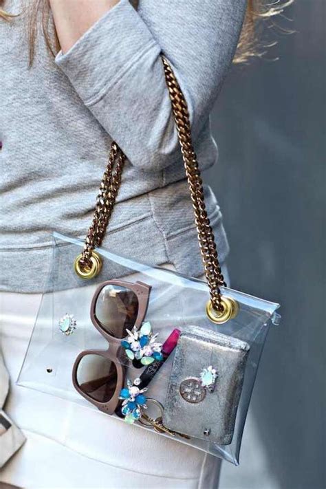 Los Bolsos Transparentes más Chic del Momento 2018 Diy purse strap