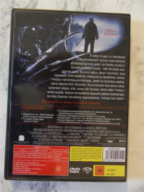 Freddy Vs Jason Dvd Antikvariaatti Divari Saesoteria