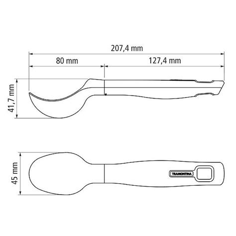 Concha Para Sorvete Tramontina Vermelha Mec G Store