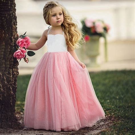 Baby Kinder Mädchen Prinzessin Net Garn Kleid Party Hochzeit