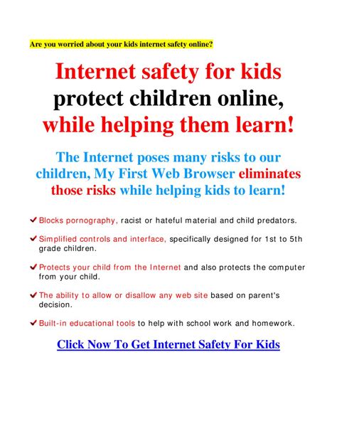 Internet Safety For Kids by Mel Pracas - Issuu