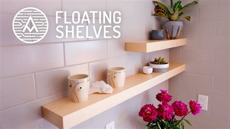 How Make Modern Floating Shelves Youtube