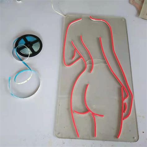 Sexy Woman S Back Led Neon Light Sex Lady Female Body Etsy