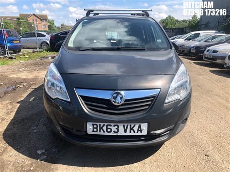 John Pye Vehicle Auctions Location Mitcham 2013 VAUXHALL MERIVA