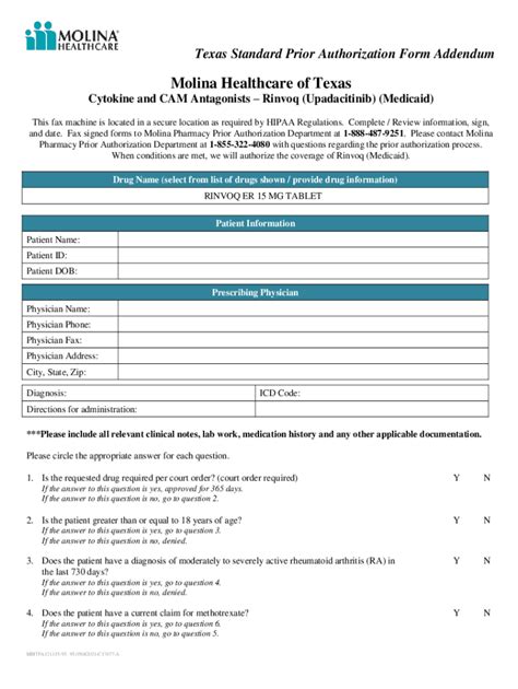 Fillable Online Tdi Texas Govformslhlifehealthtexas Standard Prior