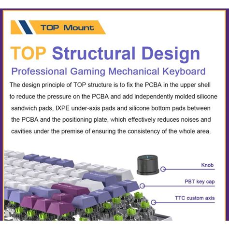 Darmoshark Top Wireless Bluetooth Gaming Mechanical Keyboard Hot Swap Keys Rgb Backlight