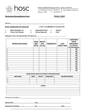 Label Reconciliation Form Fill Online Printable Fillable Blank