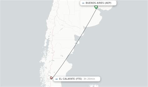 Direct Non Stop Flights From Buenos Aires To El Calafate Schedules