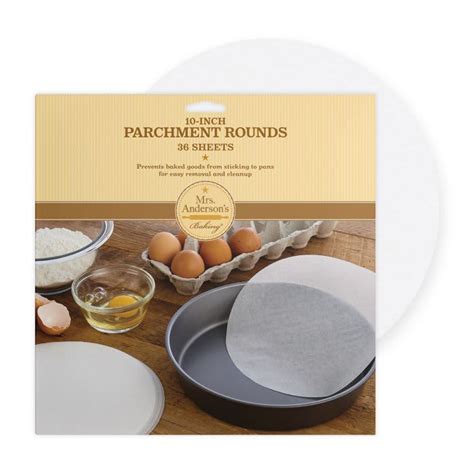 Hic Mrs Andersons Baking Bleached Round Parchment Paper