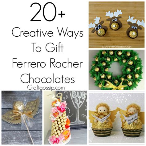 Diy Ferrero Rocher Gift Ideas Edible Crafts