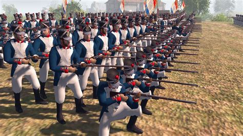 Huge Napoleonic Wars MUSKET LINE BATTLE! - Men of War: BITFA Mod Battle ...