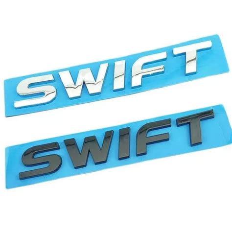 FÜR SUZUKI SWIFT Schriftzug Embleme Aufkleber Logo Flache Badge Auto