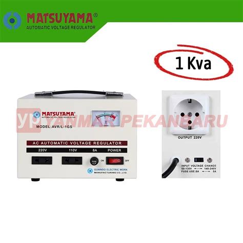 Jual Stabilizer Stavol Kva Watt Phase Avr Gs Matsuyama