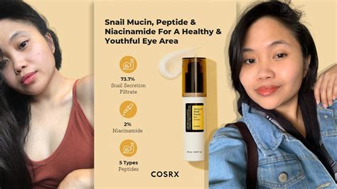 Cosrx Advanced Snail Peptide Eye Cream Review AN EYE CREAM THAT WORKS