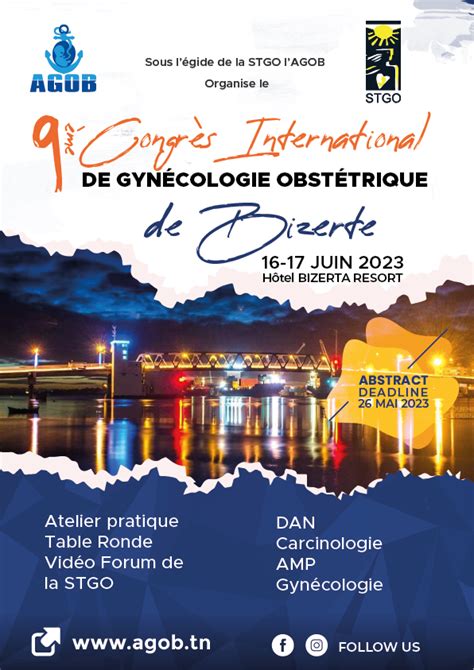 AGOB 2023 9éme Congrès International de Gynécologie Obstétrique de