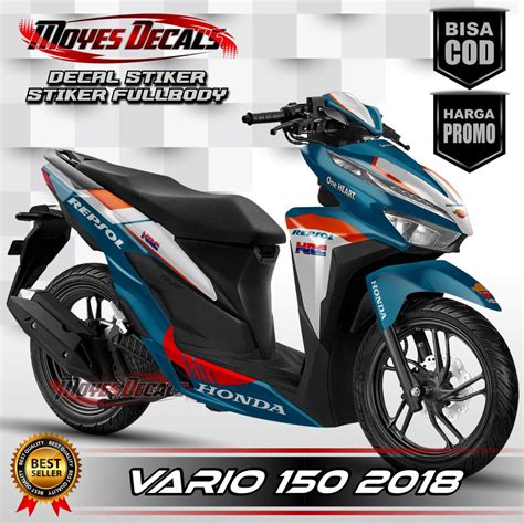 Jual Decal Vario New 150 2018 Stiker Striping Vario 150 Stiker Fullbody