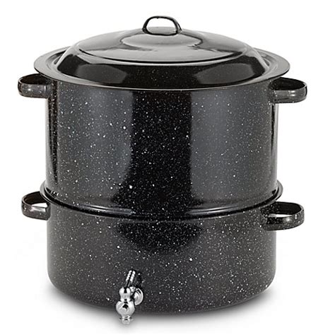 Granite Ware 19-Quart Covered Seafood Steamer With Faucet - www.BedBathandBeyond.ca