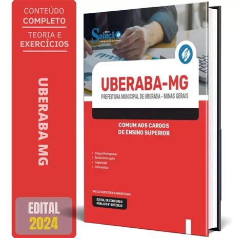 Apostila Prefeitura Uberaba Mg Comum Aos Cargos Ensino Frete Gr Tis