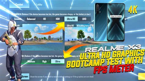 Realme X3 Bgmi Ultra HD Bootcamp Test With Fps Meter No Lag 4k