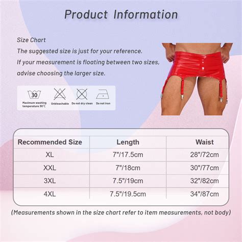 Men Shiny Pvc Leather Lingerie Suspender Crossdresser Garter Belt For