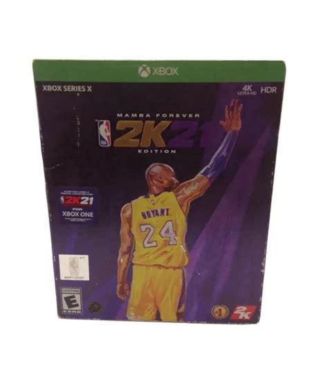 NBA 2K21 XBOX Series X Mamba Forever Edition Game With Slipcover