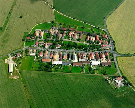 Luftaufnahme Skaup Dorfkern Am Feldrand In Skaup Im Bundesland