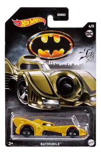 Hot Wheels Batmobile Dourado Batman Hmv Mattel