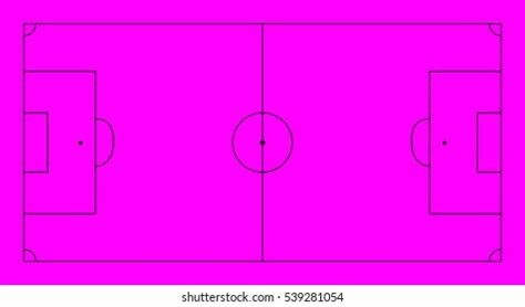 Football Pitch Layout Stock Illustration 539281054 | Shutterstock