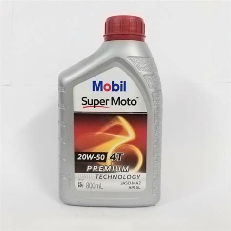 Mobil Super Moto 20w 50 800ml Nhớt động Cơ Cho Xe Số Shopee Việt Nam