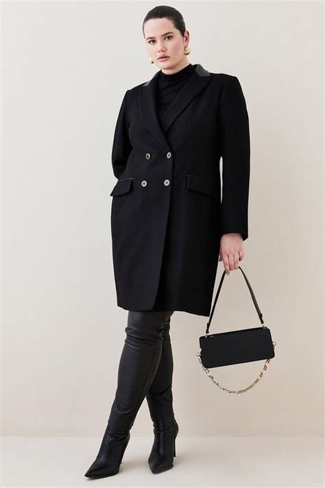 Jackets And Coats Plus Size Italian Virgin Wool Cashmere Db Tailored