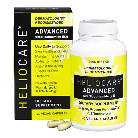 Heliocare Skin Care Dietary Supplement: 240mg Polypodium Leucotomos ...