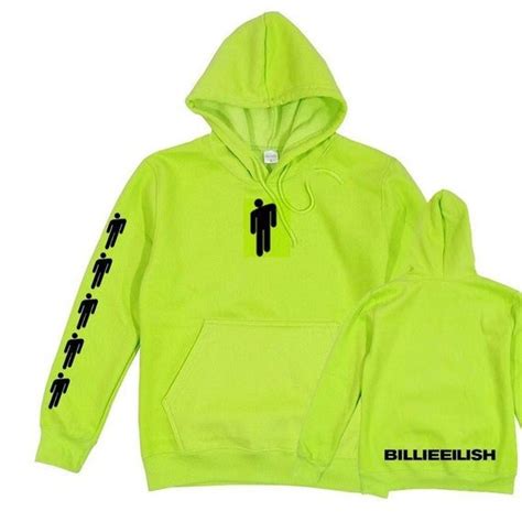 Billie Eilish Hoodie Sweatshirt Billie Eilish Merch Dresses Eilish