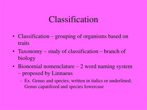 Ppt Classification Powerpoint Presentation Free Download Id 880650