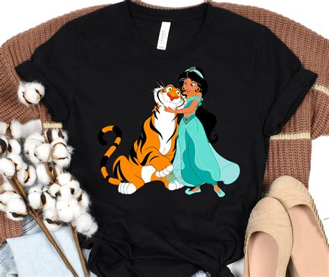 Disney Aladdin Princess Jasmine And Rajah Friends Shirt Disneyland