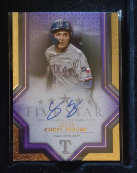 Yahoo オークション 2023 Topps Five Star Autograph Corey Seager 1