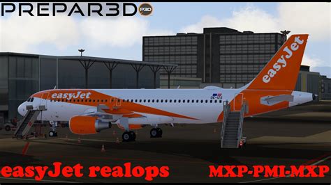 Flight Simulator P3Dv5 LIVE FSlabs A320 214 OE IZS EasyJet Realops