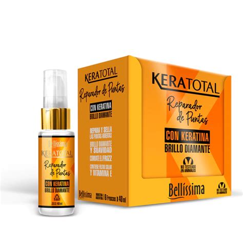 Reparador De Puntas Keratotal Bellissima X U De Ml