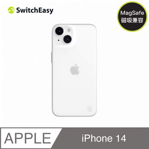 魚骨牌 SwitchEasy iPhone 14 6 1吋 0 35 極致輕薄手機保護殼 透白 PChome 24h購物