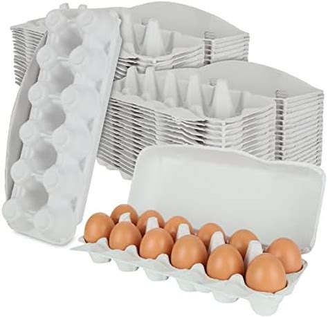 Amazon CertBuy 20 Pack Empty Egg Carton Blank Natural Pulp Egg