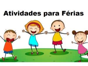 Coletânea de Férias: atividades para colônias ou para fazer com seus ...