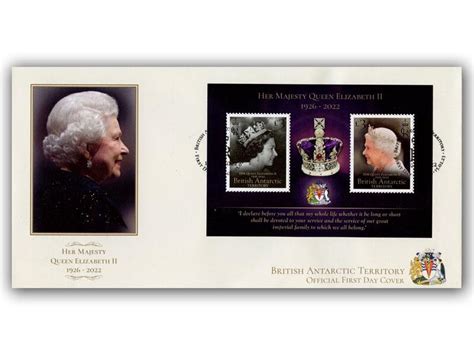 2023 British Antarctic Territory Miniature Sheet Queen Elizabeth II