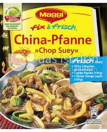 Maggi Fix Frisch China Pfanne Chop Suey 306 0 Kalorien Kcal Und