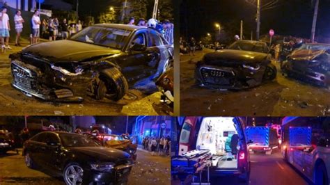 Accident teribil la Constanța O victimă încarcerată FOTO VIDEO