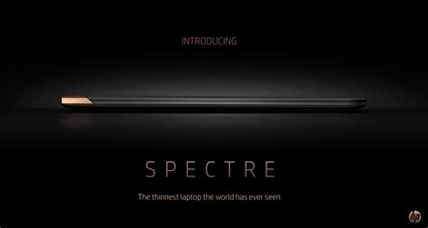 HP Spectre 13 'World's Thinnest Laptop' Announced In India - MSPoweruser