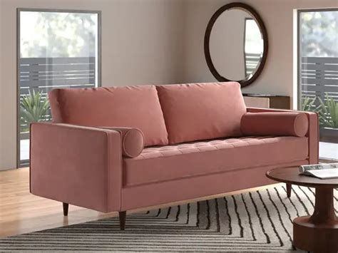 This Velvet AllModern Couch Looks More Expensive Than It Really Is I