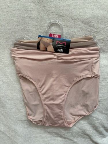 NEW Maidenform Panty Everyday Luxe Bikini Pack Size Xlarge DM TBK