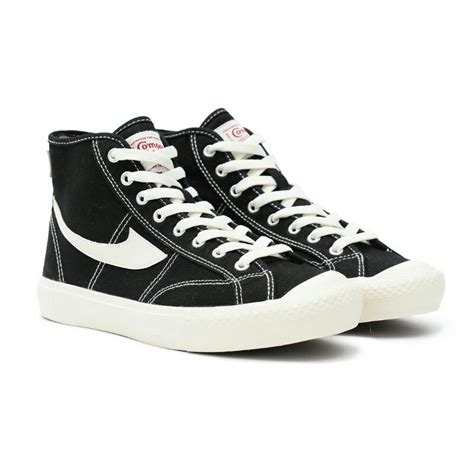 Jual Sepatu Compass Gazelle Black White Hi Shopee Indonesia