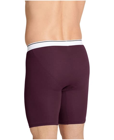 Jockey Pouch Midway Boxer Briefs Pack Of 2 Purple Black Cheapundies