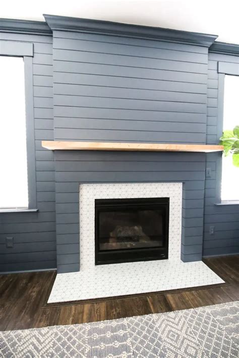 How To Make A Diy Shiplap Fireplace