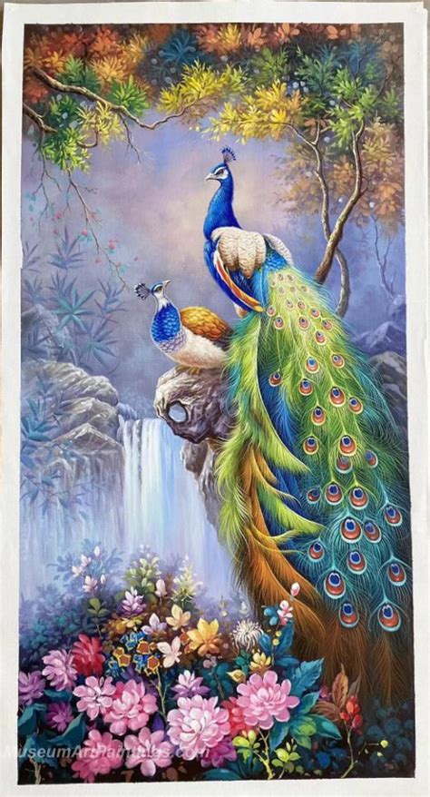 Peacock,Famous Peacock Paintings for Sale - MuseumArtPaintings.com